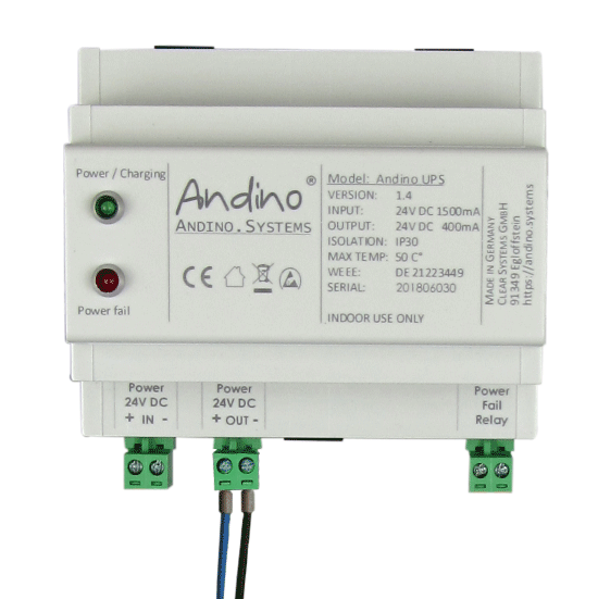 Andino UPS, Uninterruptible Power Supply (24 Volt DC)