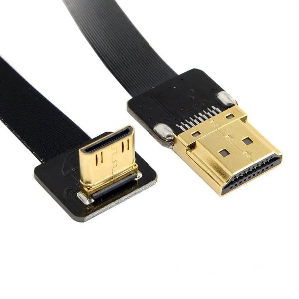 HDMI Flatcable Micro-HDMI male to HDMI male