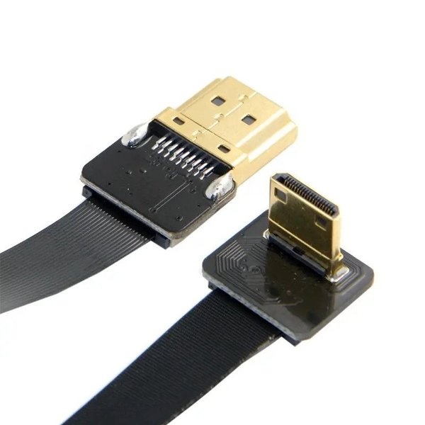 HDMI Flatcable Micro-HDMI male to HDMI male