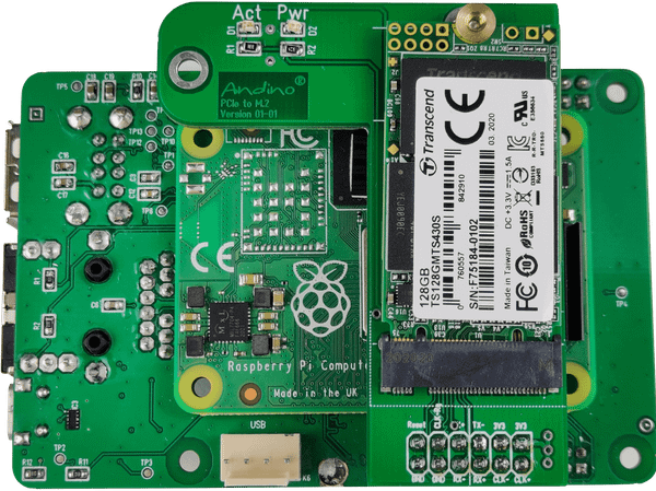 Raspberry Pi Compute Module Adapter PCIe to M.2